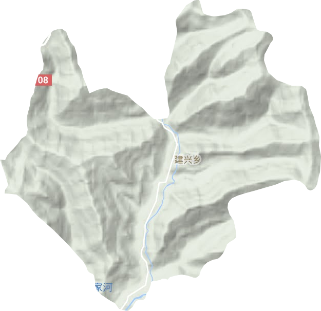 建興鄉地形圖