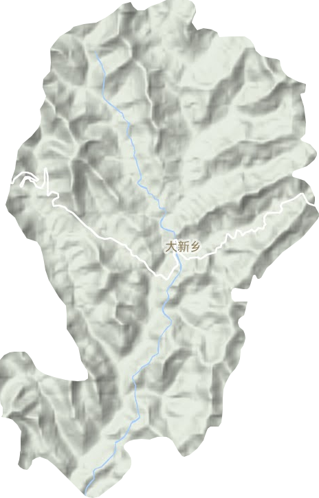 大新鄉(xiāng)地形圖