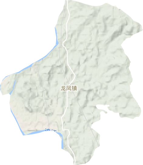 龍鳳鎮地形圖