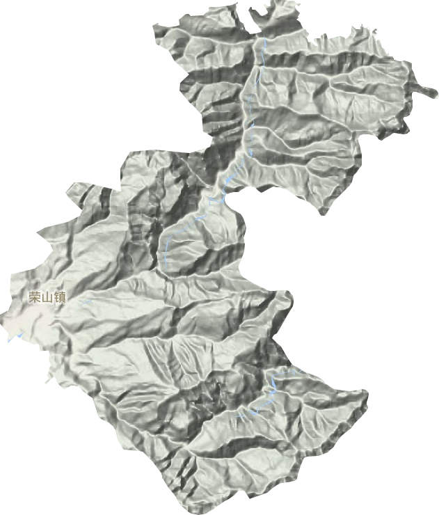 榮山鎮地形圖