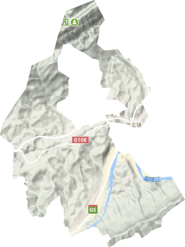 盤龍鎮地形圖