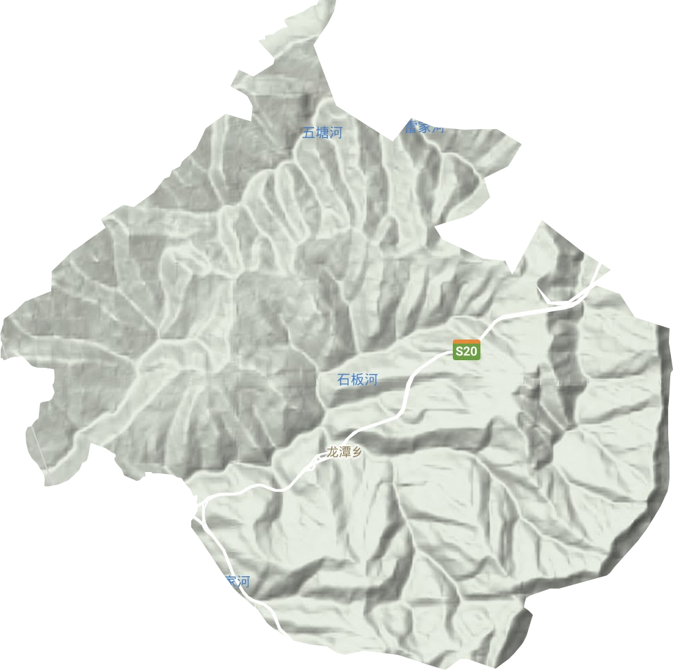 龍潭鄉地形圖