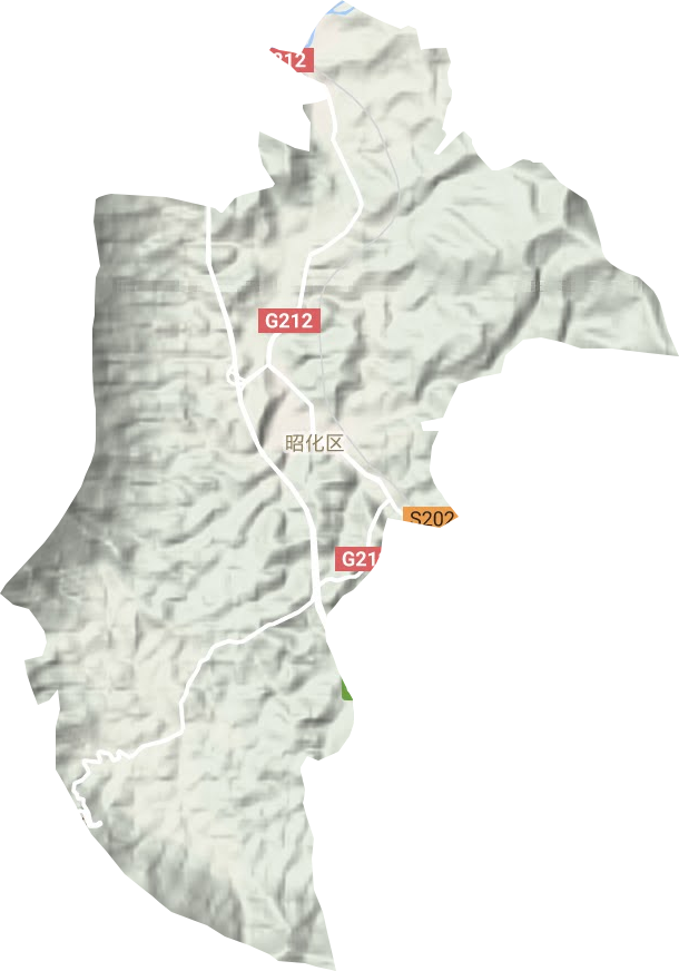 元壩鎮地形圖