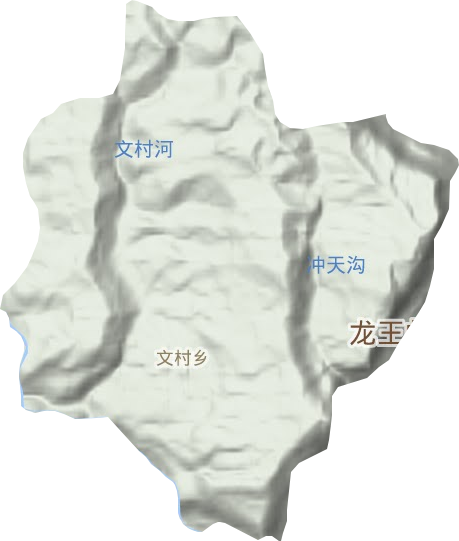 文村鄉地形圖