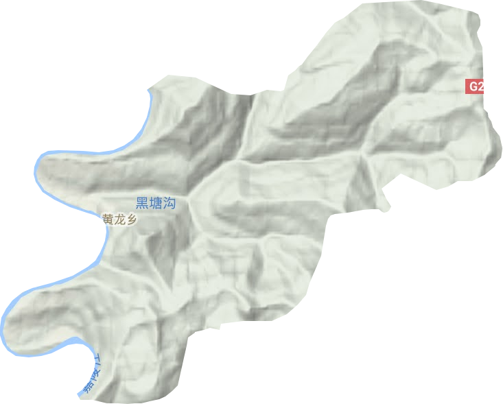 黃龍鄉地形圖