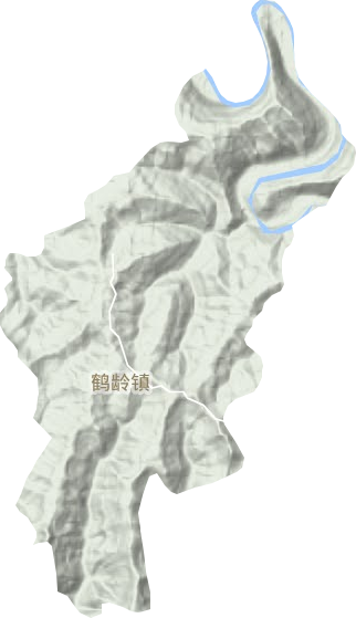 鶴齡鎮地形圖
