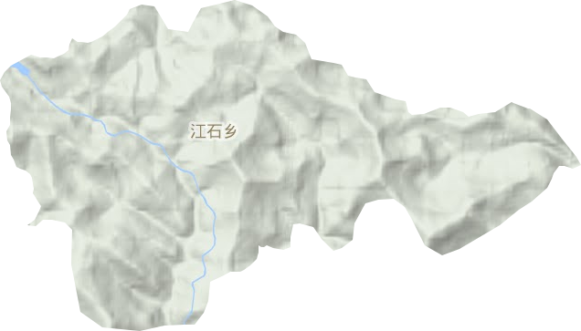 江石鄉地形圖