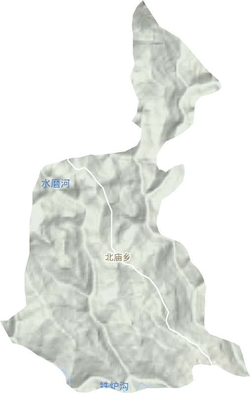 北廟鄉地形圖
