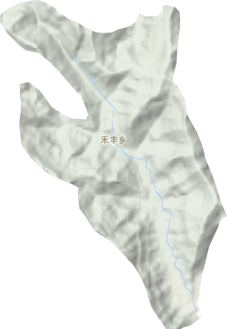 禾豐鄉(xiāng)地形圖