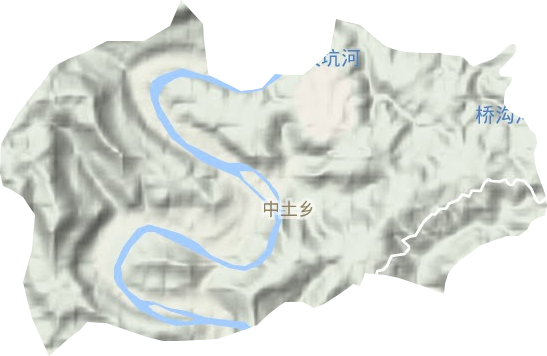中土鄉地形圖