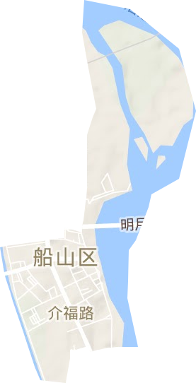 介福路街道地形圖