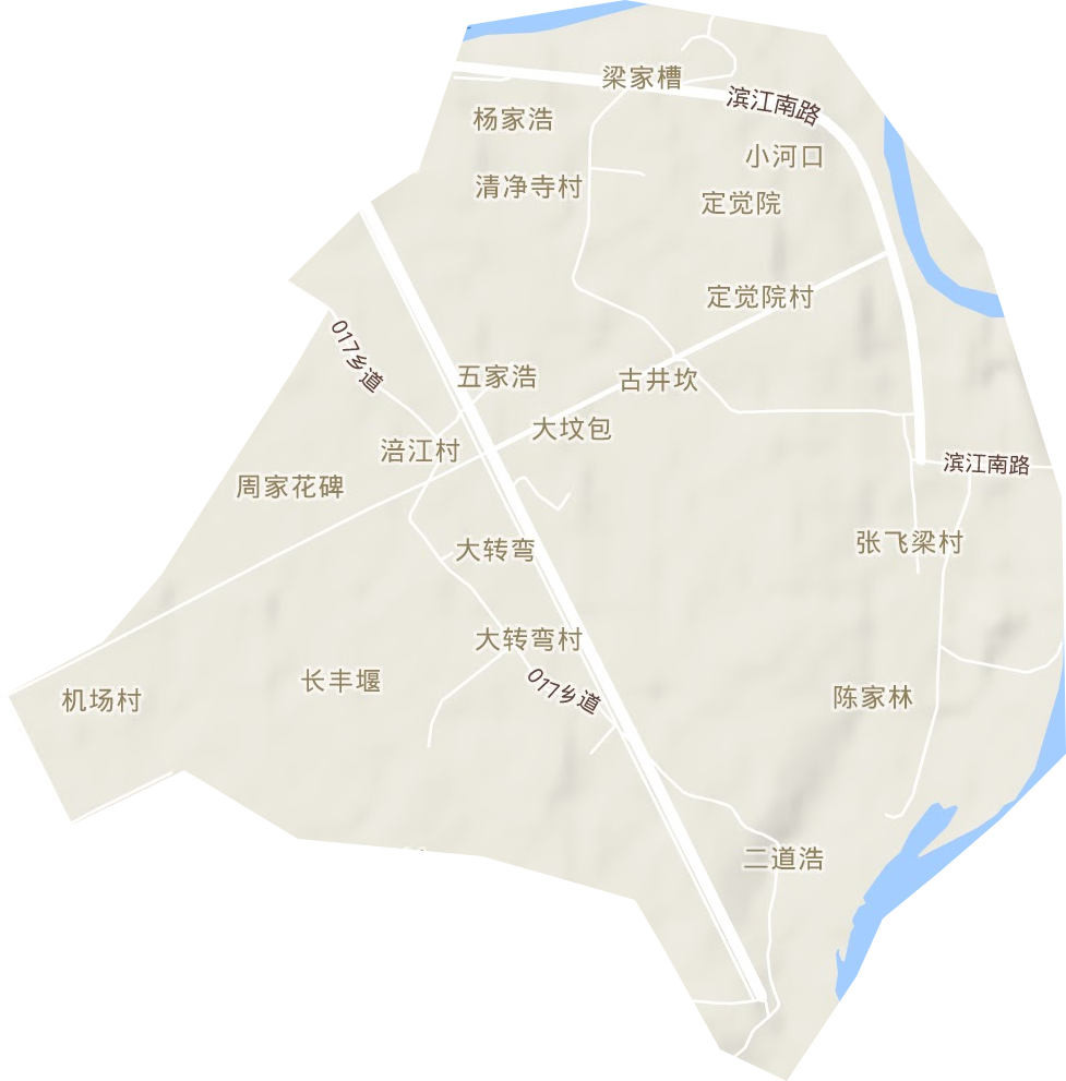 龍坪街道地形圖