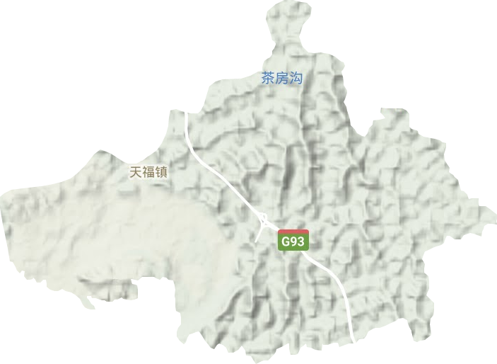 天福鎮(zhèn)地形圖