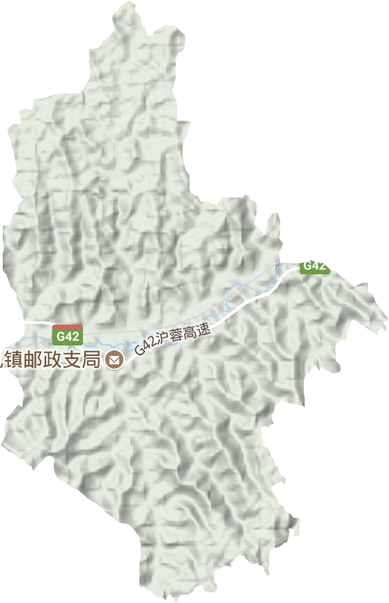 鳴鳳鎮地形圖