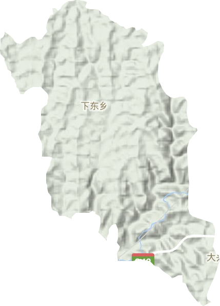 下東鄉(xiāng)地形圖