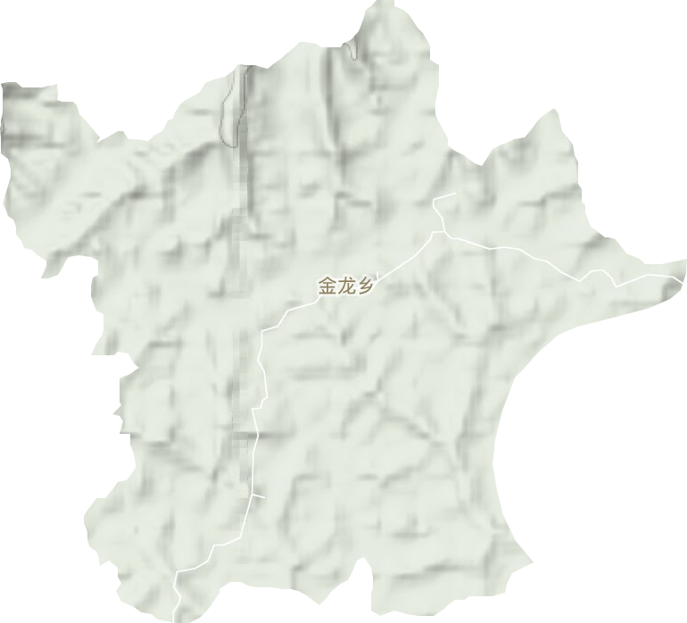 金龍鄉(xiāng)地形圖