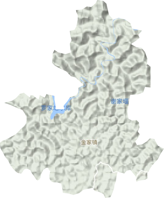 金家鎮地形圖