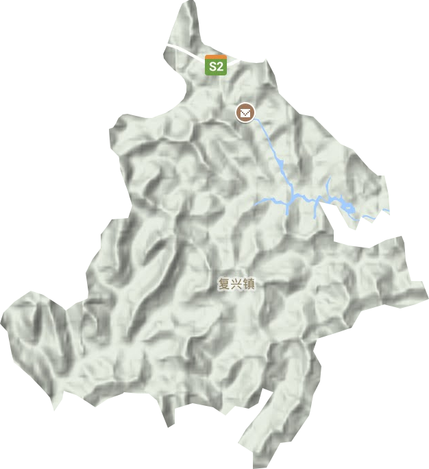 復興鎮地形圖