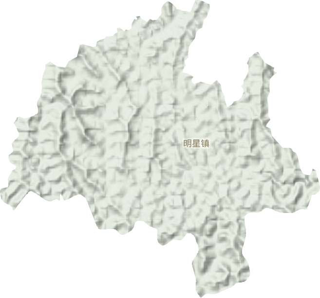 明星鎮地形圖