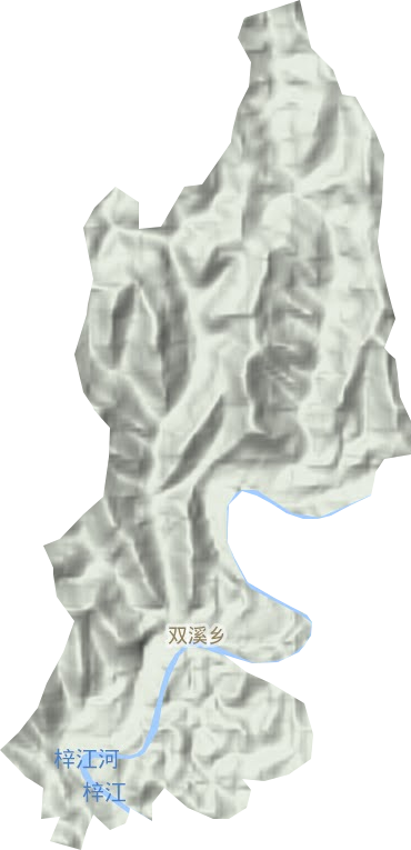 雙溪鄉(xiāng)地形圖