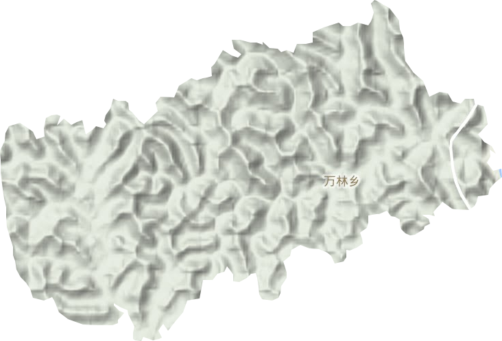 萬林鄉地形圖