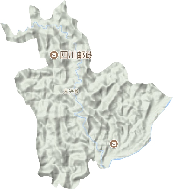 太興鄉(xiāng)地形圖