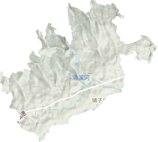 鋪?zhàn)訛虫?zhèn)地形圖