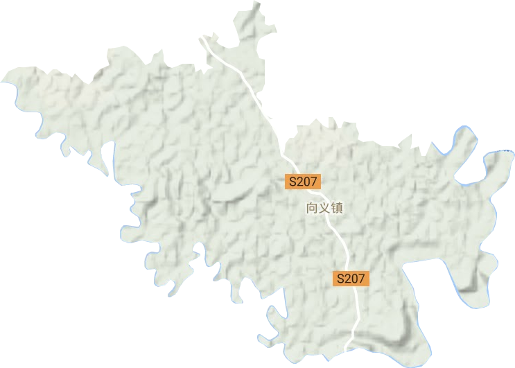 向義鎮地形圖