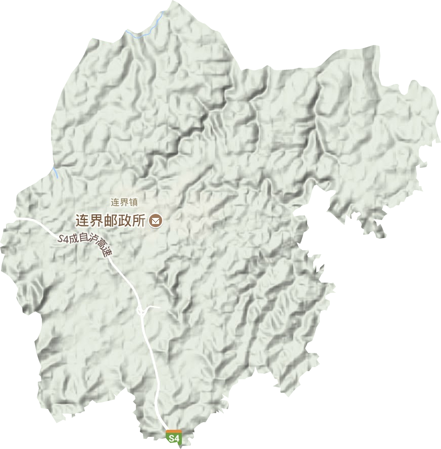 連界鎮地形圖