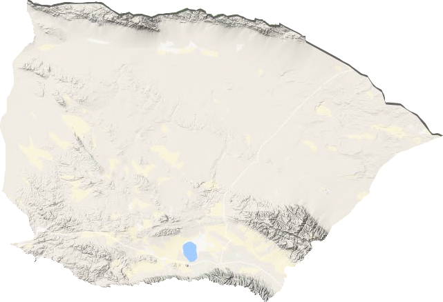 巴里坤哈薩克自治縣地形圖