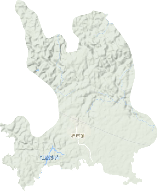 界市鎮地形圖