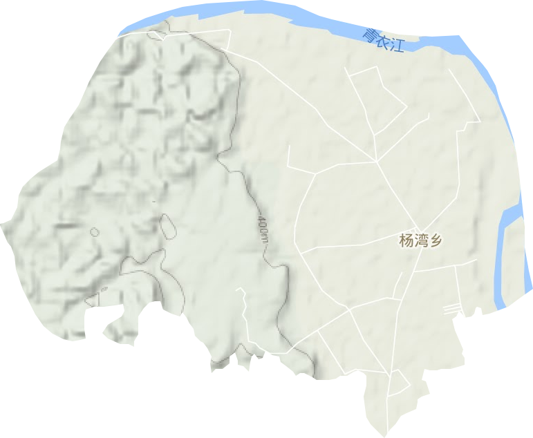 楊灣鄉(xiāng)地形圖