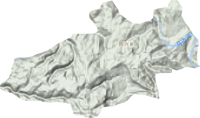 同興鄉地形圖