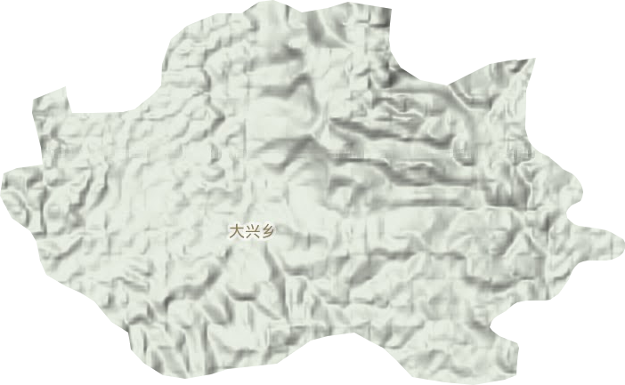 大興鄉地形圖