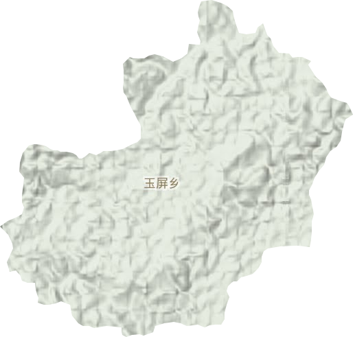 玉屏鄉地形圖