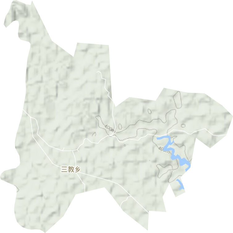 三教鄉地形圖