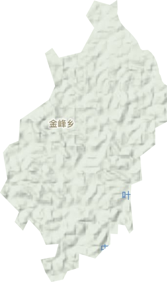 金峰鄉地形圖