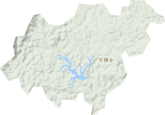 大佛鄉地形圖