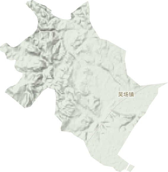 吳場鎮地形圖