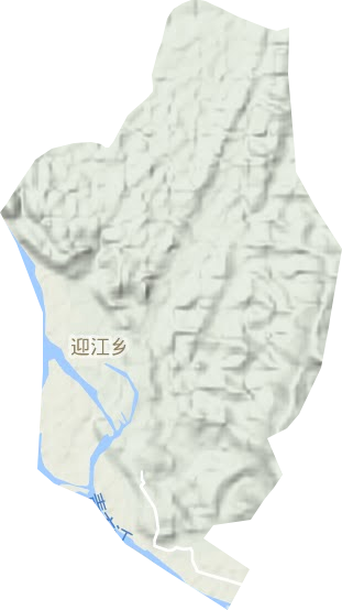 迎江鄉地形圖