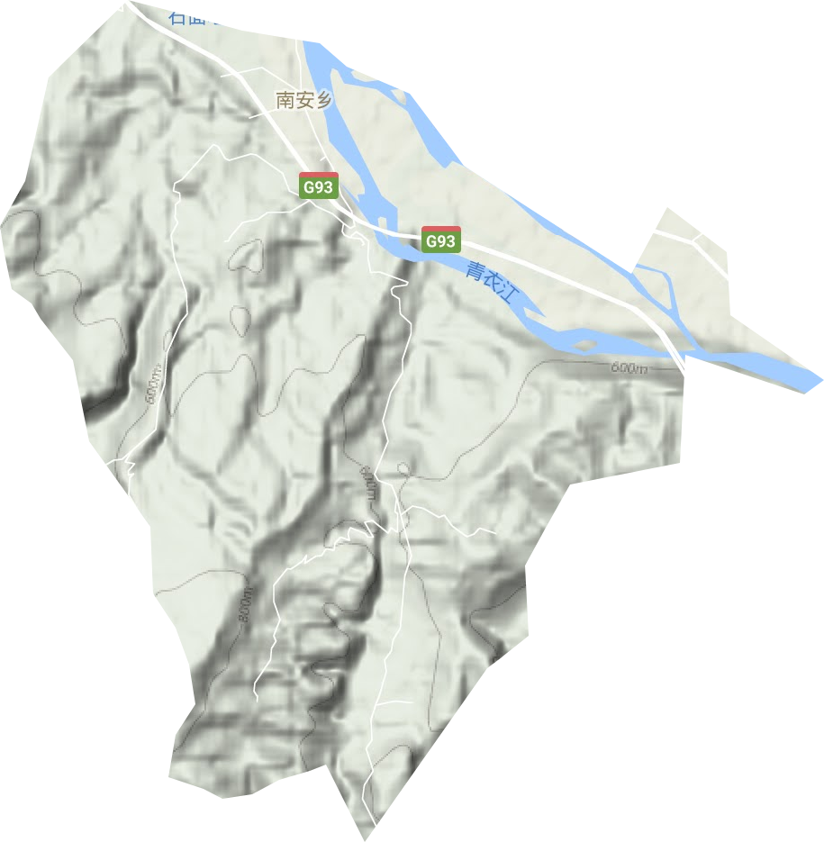 南安鄉(xiāng)地形圖