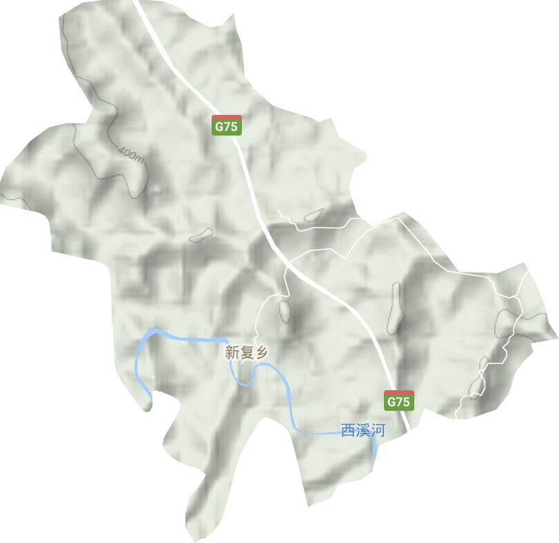 新復(fù)鄉(xiāng)地形圖