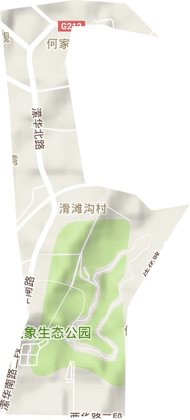 瀠華工業集中區地形圖