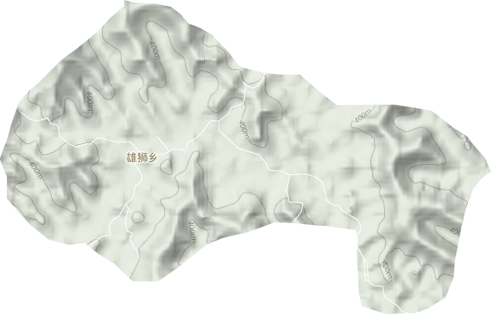 雄獅鄉地形圖