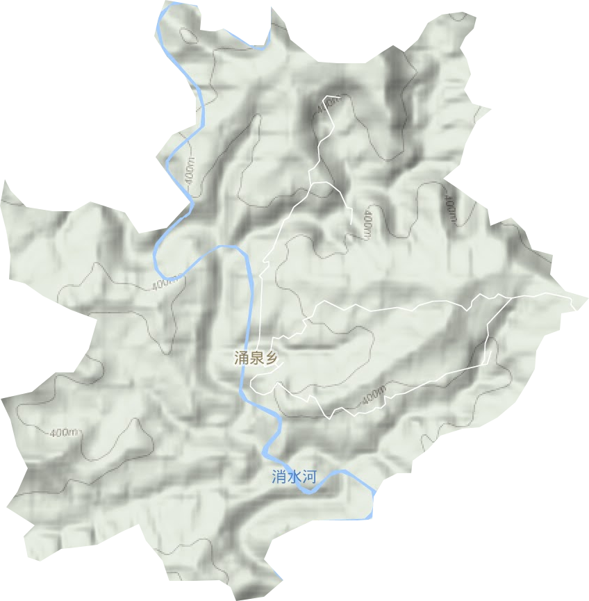 涌泉鄉(xiāng)地形圖