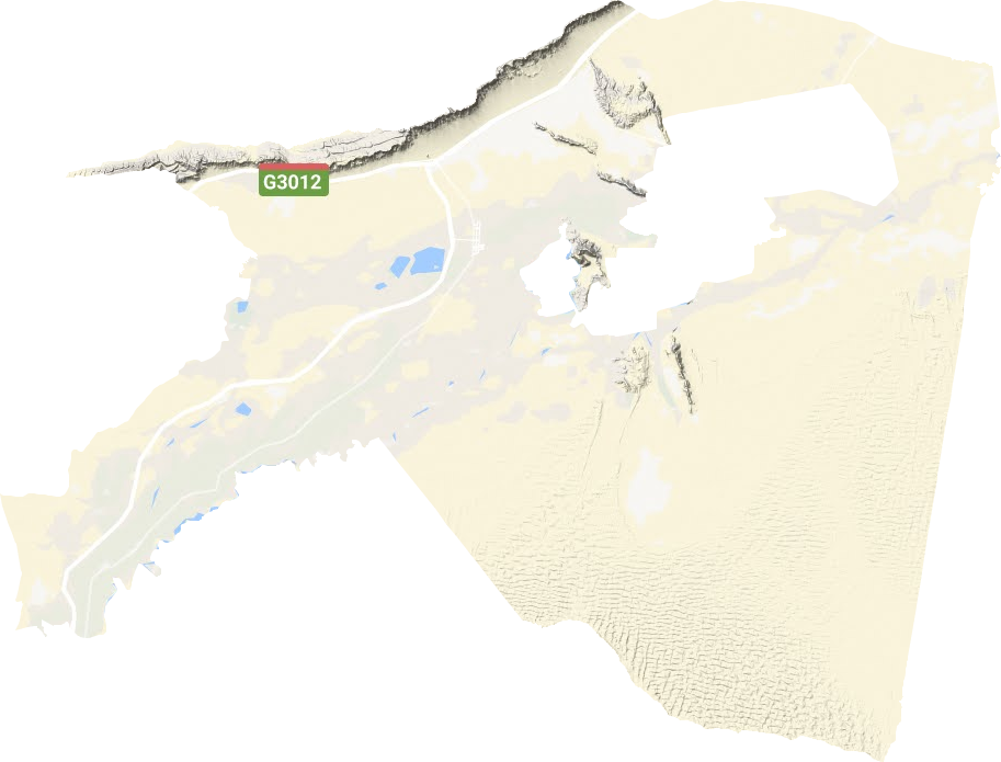 巴楚縣地形圖
