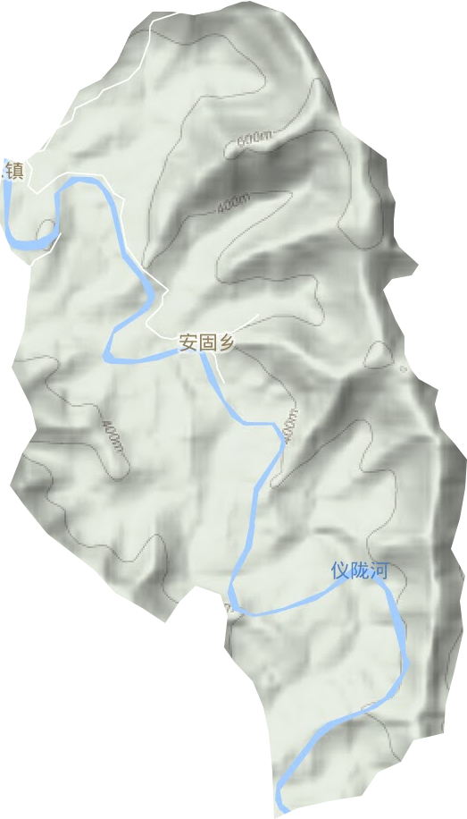 安固鄉地形圖