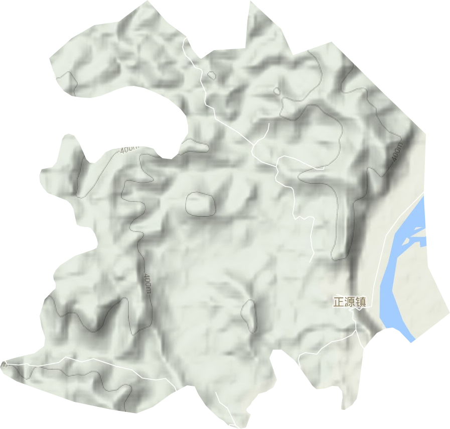 正源鎮(zhèn)地形圖