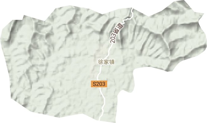 徐家鎮地形圖