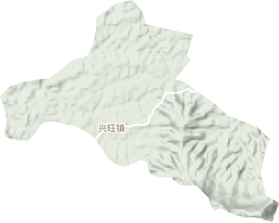 興旺鎮(zhèn)地形圖